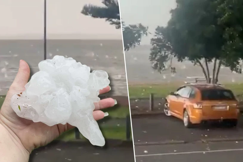 Z nieba spadły gigantyczne kule lodu. To jeszcze nie koniec