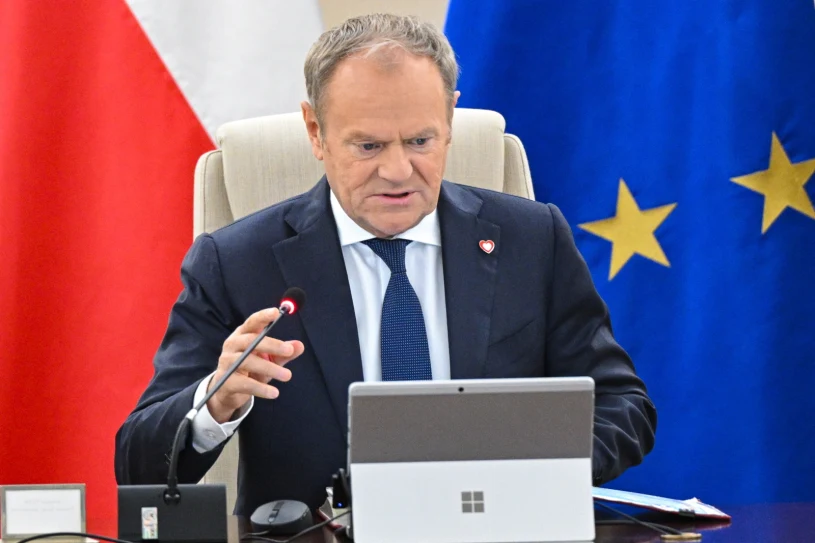 "Tego punktu nie ma". Tusk zdecydowanie o amerykańskim pomyśle ws. myśliwców