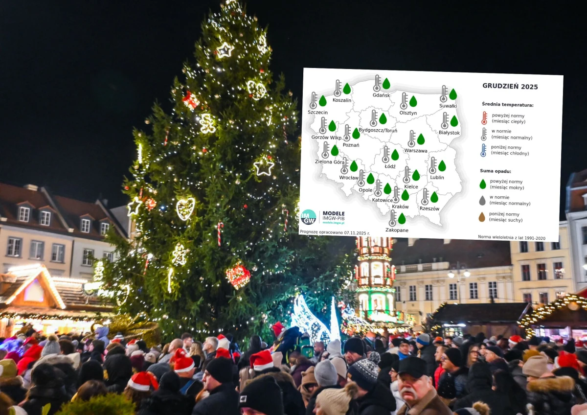 Pojawiły się już pierwsze długoterminowe prognozy pogody na drugą połowę grudnia 2025 roku. Czy Polaków czeka w tym roku klasyczna zimowa aura? Największe szanse na białe święta mają wschodnie części kraju. 