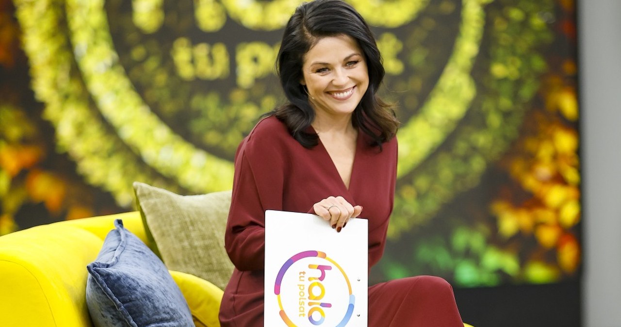 Katarzyna Cichopek w bluzce idealnej na święta