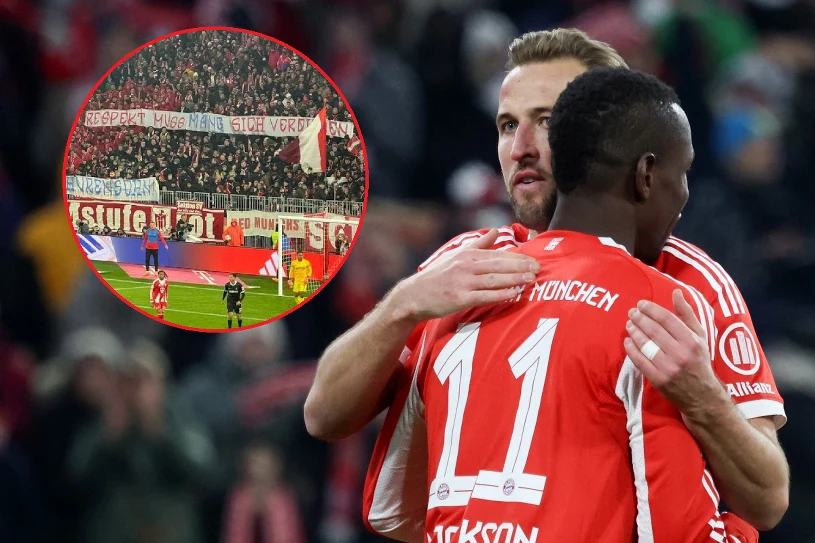 Taki transparent zawisł na meczu Bayernu. Granica przekroczona