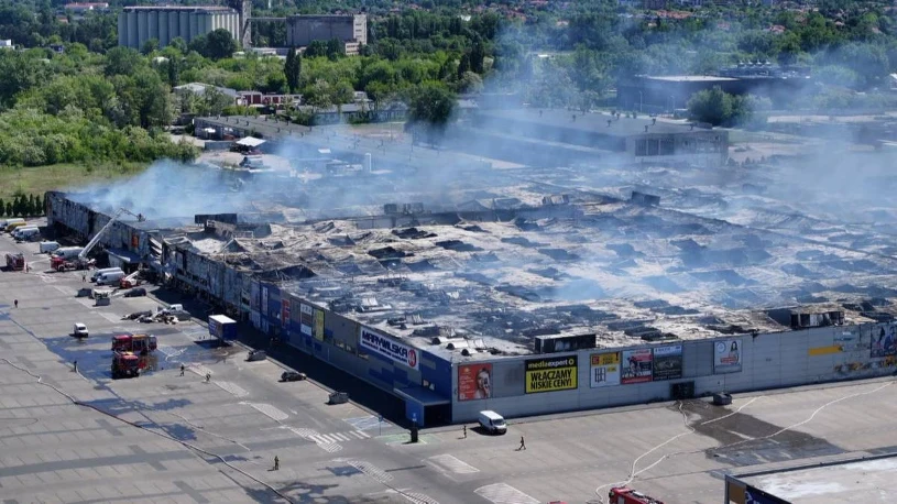 Pożar Marywilskiej 44. Podejrzany o udział w dywersji skazany na Litwie