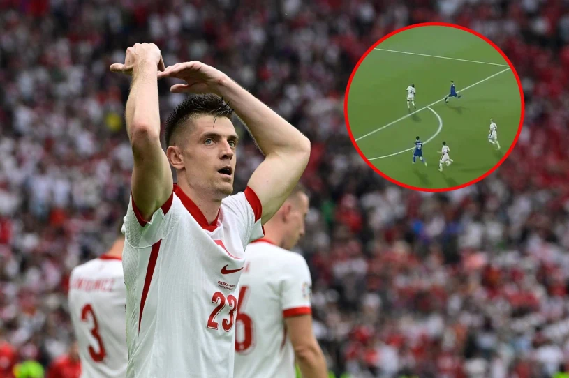 Błysk Krzysztofa Piątka w Lidze Mistrzów. Szalona reakcja komentatora