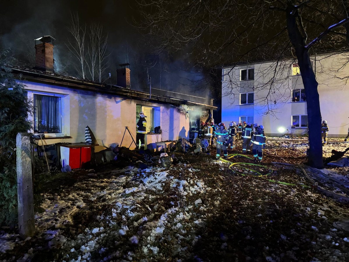 Tragiczny pożar w Pszczynie. Burmistrz: Niestety nie mam dobrych wieści