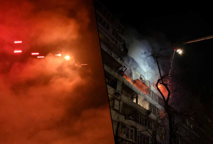 Zmasowany nocny atak na Kijów. Rosja użyła trzech rodzajów broni