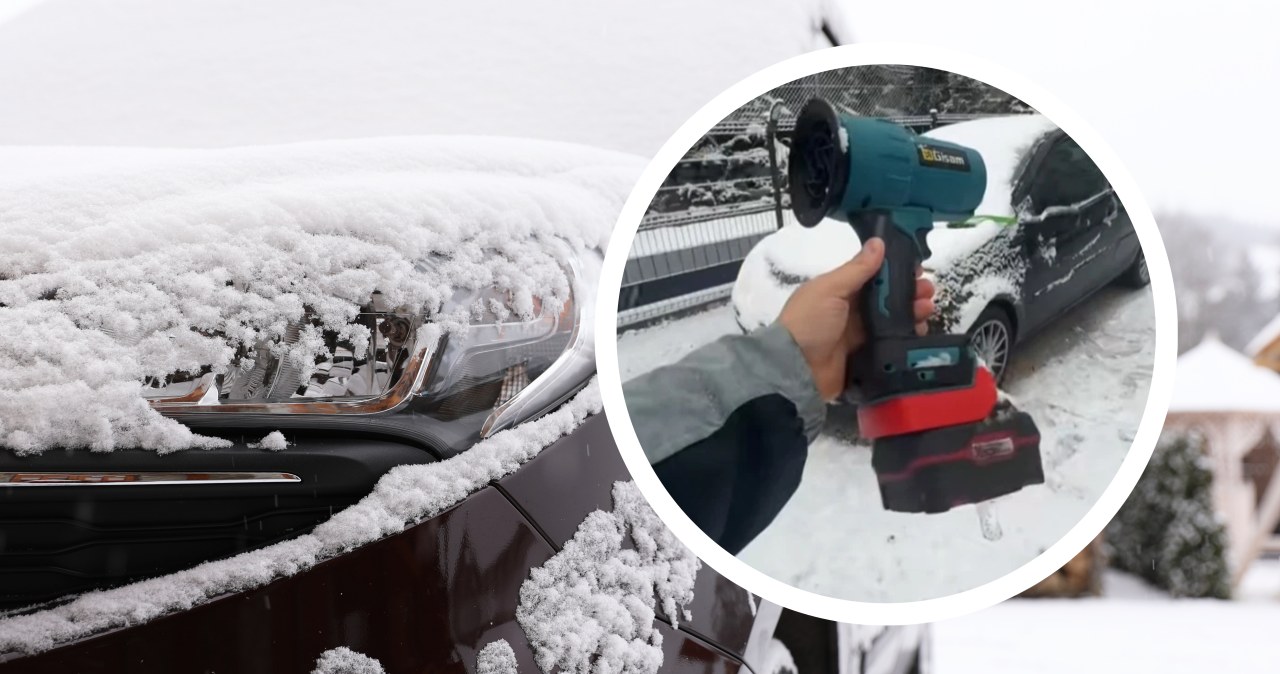 Test dmuchawy do śniegu. Viralowy gadżet poległ na mokrym puchu