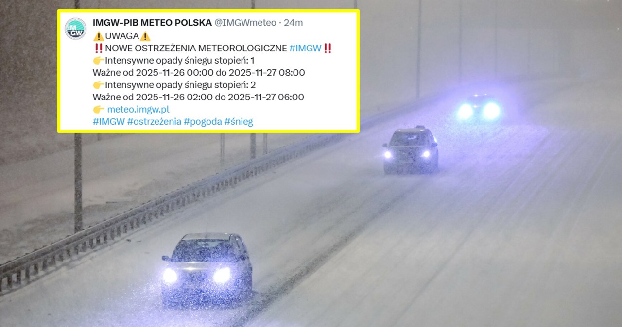 To jeszcze nie koniec śniegu. Nad Polskę zbliża się niż genueński