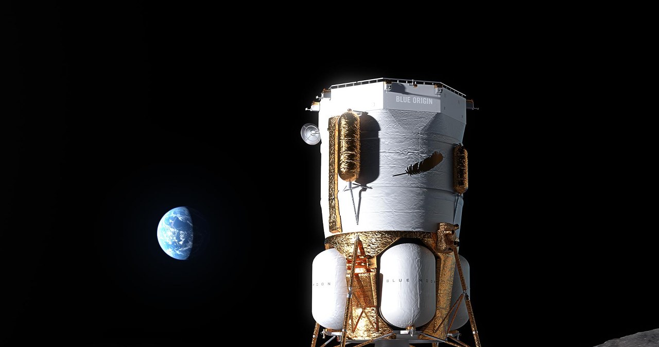 Blue Origin ma rozmach. Ogłoszono kluczową misję na Księżyc