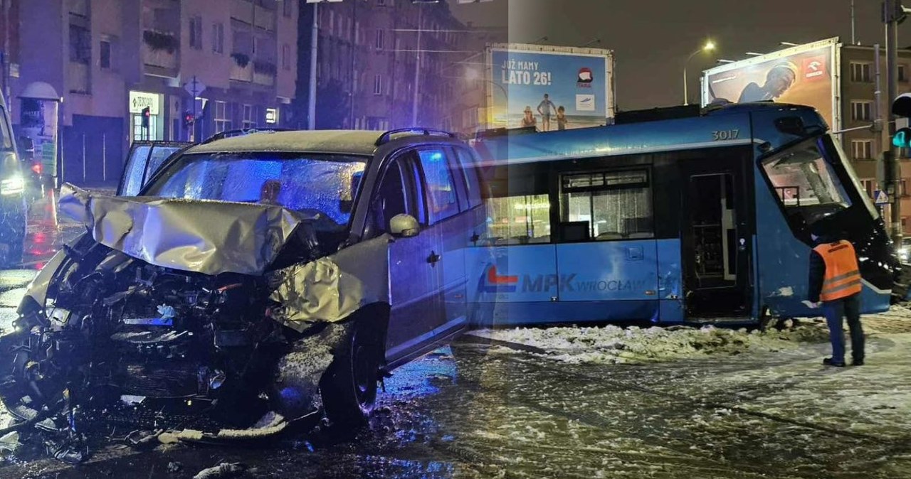wiadomości,aktualności,Interia Policyjny pościg zakończył się zderzeniem z tramwajem. Nie żyje jedna osoba