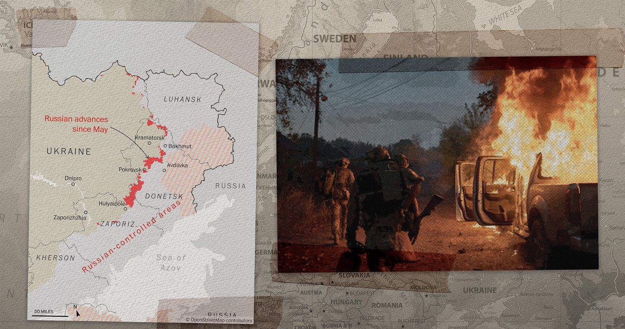 "The Washington Post": Niewielkie postępy na froncie wystarczą Putinowi