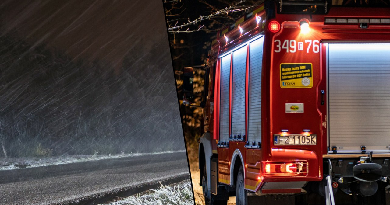 Śnieg storpedował polskie drogi. Ponad 2 tys. interwencji straży pożarnej