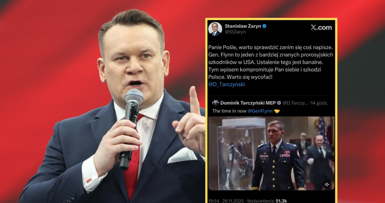 Żaryn grzmi, Tarczyński usuwa wpis. "Kompromituje pan siebie"