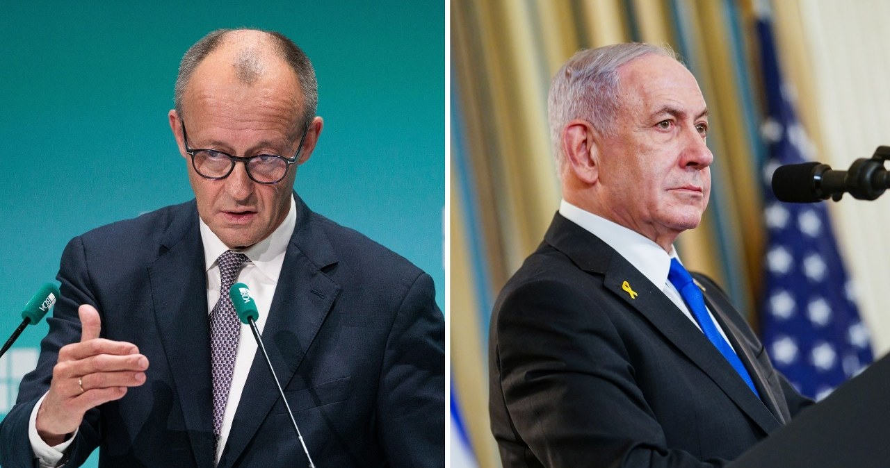 Niemcy: Kontrowersje wokół decyzji Merza. Kanclerz umówił się z Netanjahu