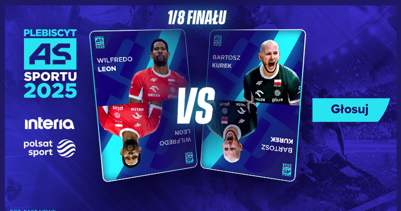 "As Sportu 2025". Wilfredo Leon kontra Bartosz Kurek. Zagłosuj!