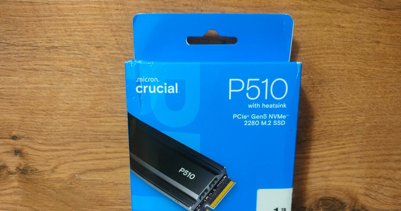 Crucial P510 - dysk SSD, który łączy Gen5 z rozsądną ceną