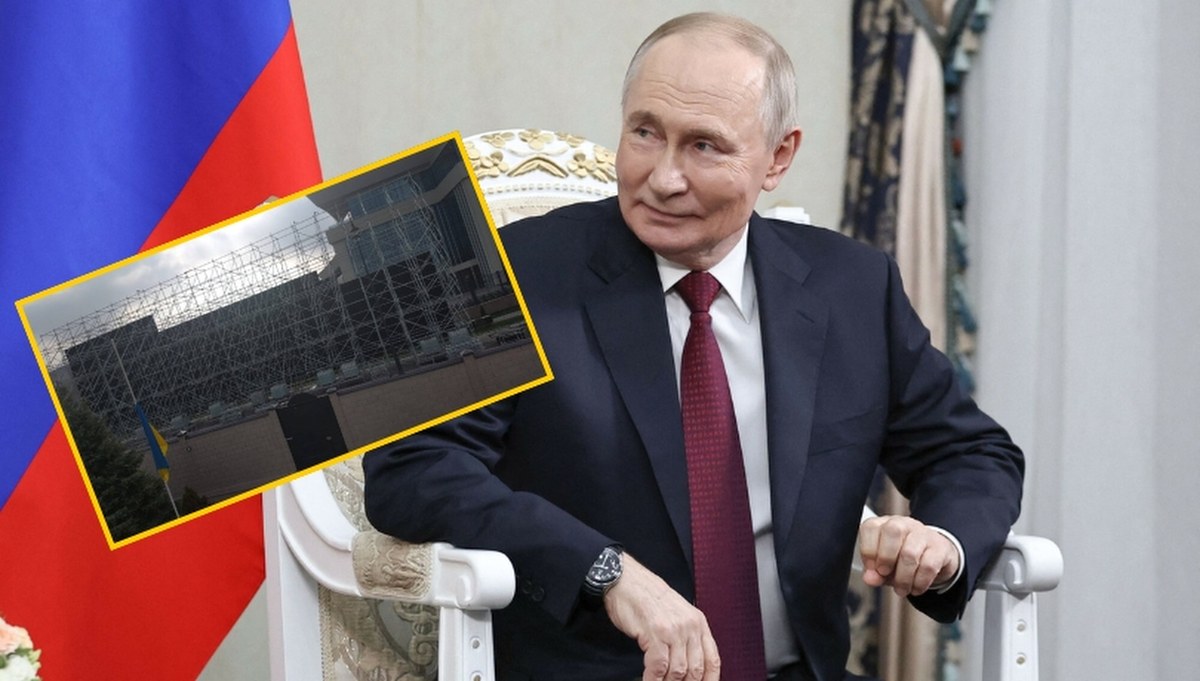 Władimir Putin nie zobaczył ukraińskiej ambasady w Biszkeku. Władze ją ukryły