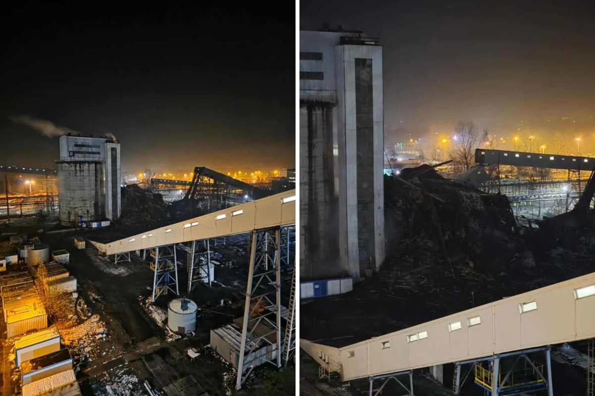 W nocy z czwartku na piątek w Kopalni Budryk w Ornontowicach doszło do poważnego wypadku. Zawalił się jeden z ogromnych zbiorników do magazynowania węgla oraz część taśmociągu służącego do jego transportu. Na miejscu interweniowały służby ratownicze.