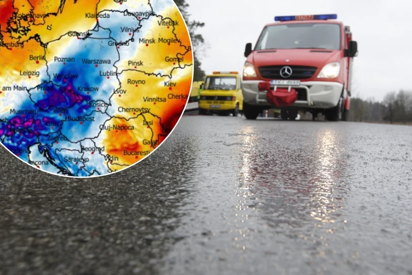 Poranek z dwucyfrowym mrozem. "Na drogach i chodnikach może być ślisko"