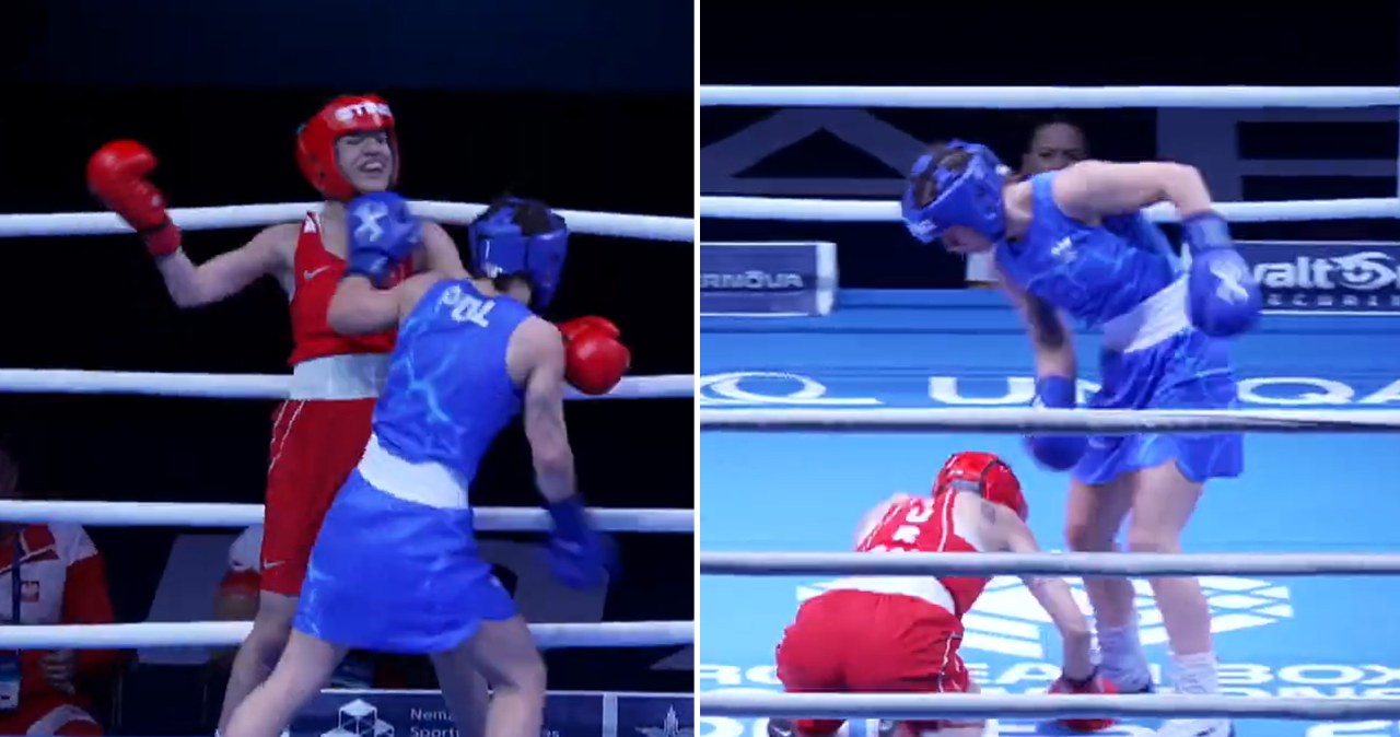 Potężny szturm Polki w ostatnich sekundach. Było 1:2. Sędziowie zdecydowali