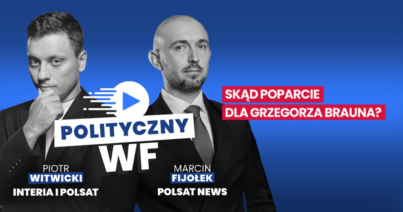 wiadomości,aktualności,Interia Grzegorz Braun w górę, PiS w dół. Skąd to poparcie dla Korony? Czy jej lider skrywa tajemnicę?
