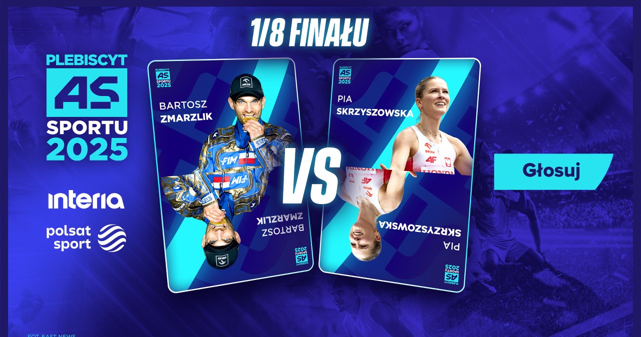"As Sportu 2025". Bartosz Zmarzlik kontra Pia Skrzyszowska. Zagłosuj!