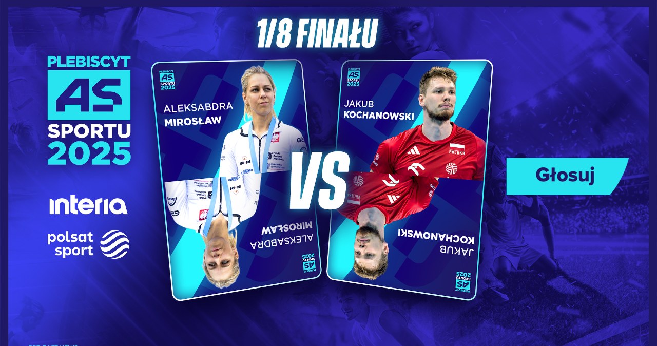 "As Sportu 2025". Aleksandra Mirosław kontra Jakub Kochanowski. Zagłosuj!