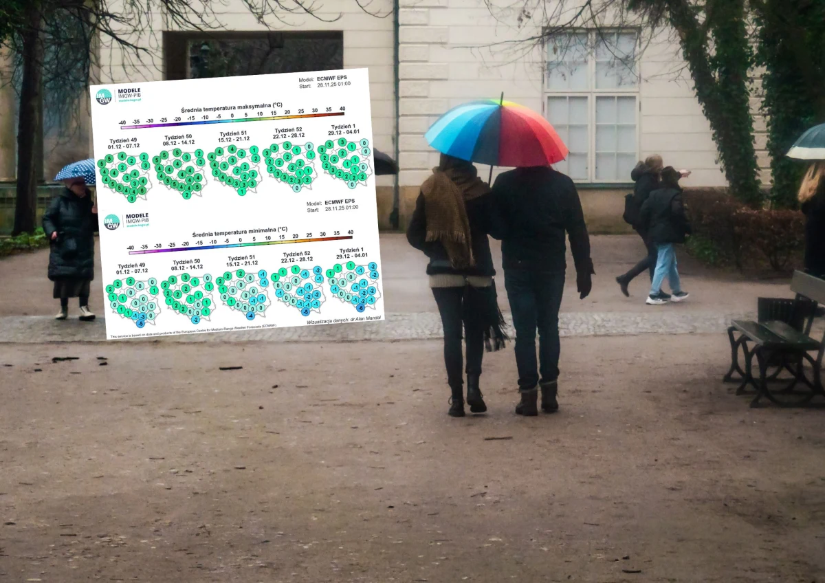 ​Zima, która w ostatnich dniach otuliła niemal cały kraj, zaczyna odpuszczać. Po intensywnych opadach śniegu i nocnych spadkach temperatur poniżej -10 st. C Polska wchodzi w zdecydowanie łagodniejszy okres pogodowy. Nadchodzące dni przypominać będą raczej późną jesień niż początek zimy. Na powrót białego puchu przyjdzie nam prawdopodobnie trochę poczekać.