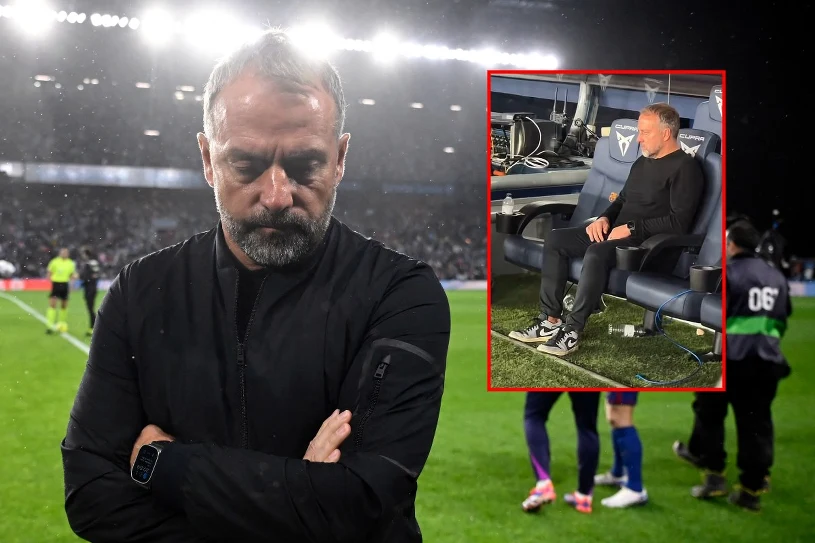 Tak Flick zachował się po meczu Barcelony. Potem ogłosił. Sceny na Camp Nou