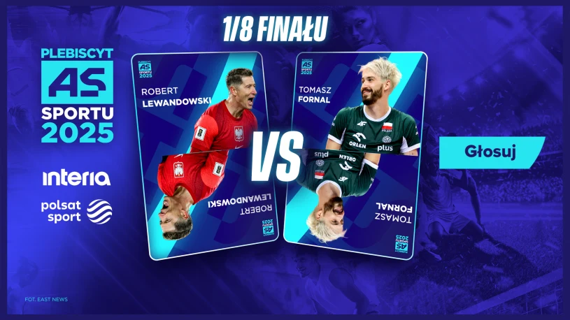 "As Sportu 2025". Robert Lewandowski kontra Tomasz Fornal. Zagłosuj!