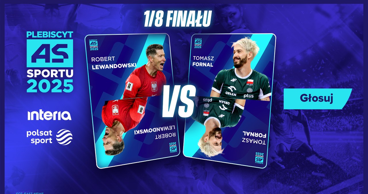 "As Sportu 2025". Robert Lewandowski kontra Tomasz Fornal. Zagłosuj!