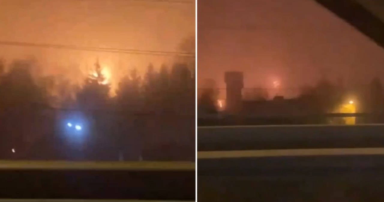 Drony uderzyły w skład ropy naftowej w Rosji. Obiekt stanął w płomieniach
