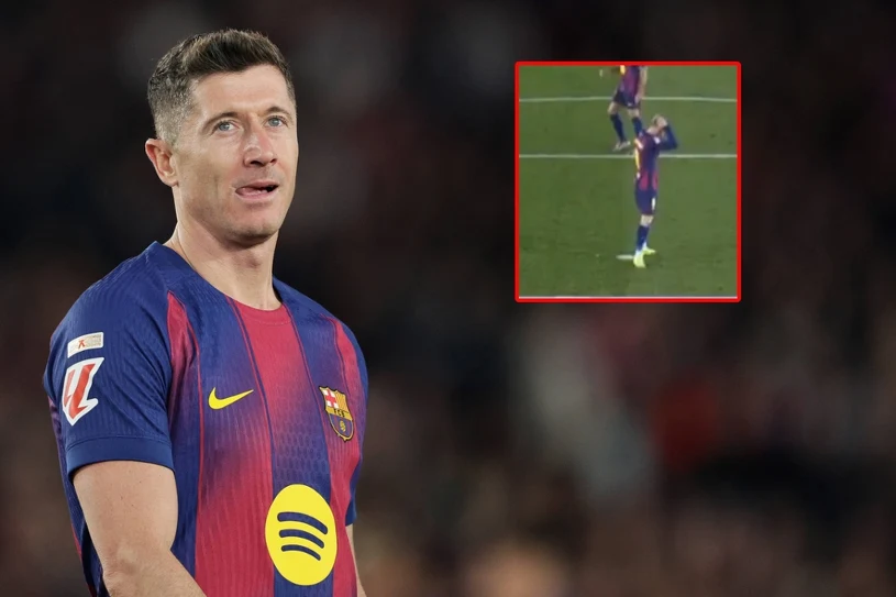 Koszmarne pudło Lewandowskiego. Nie wierzył. Polak aż złapał się za głowę