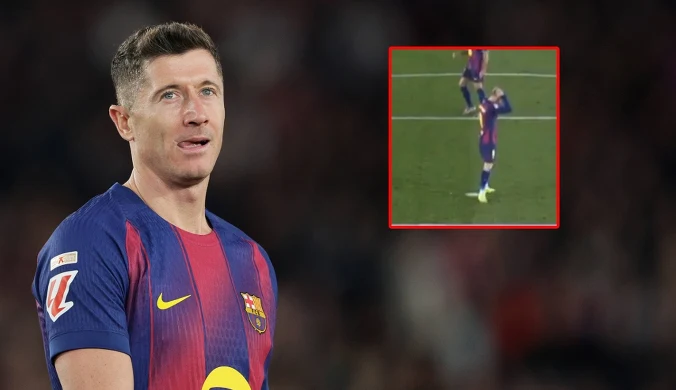 Koszmarne pudło Lewandowskiego. Nie wierzył. Polak aż złapał się za głowę