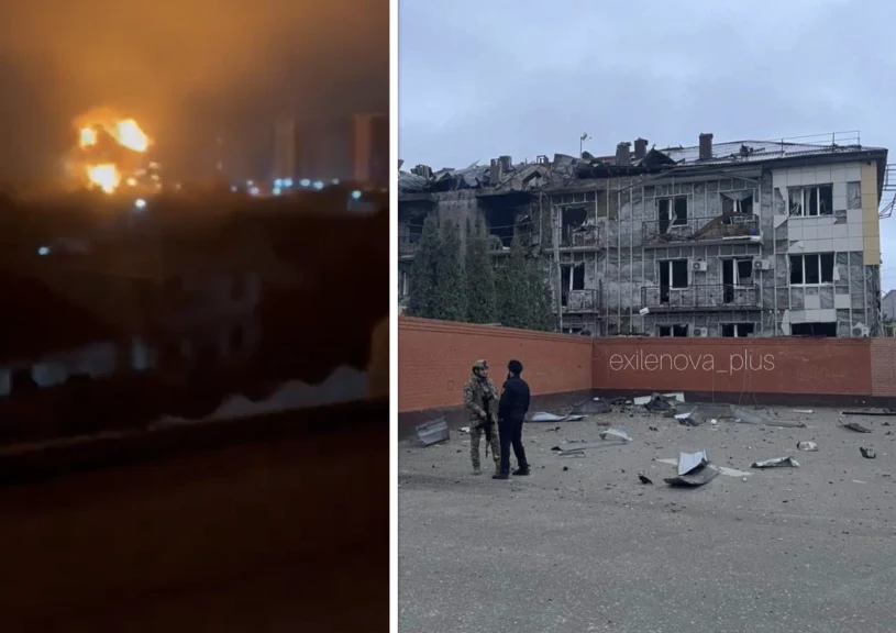 Ukraińskie drony zaatakowały Kadyrowców i budynek FSB w Czeczenii