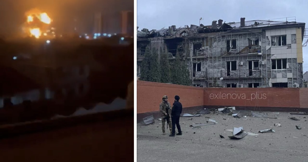 Ukraińskie drony zaatakowały Kadyrowców i budynek FSB w Czeczenii