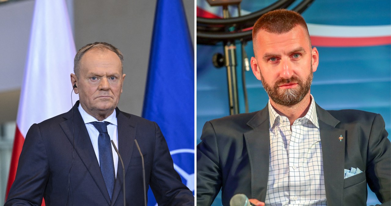 Możdżonek reaguje na słowa Tuska w Berlinie. Nie gryzł się w język