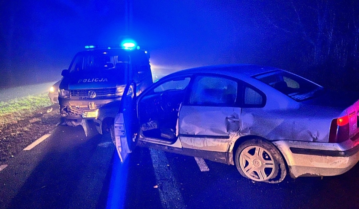 Atak na policjanta, ucieczka i uszkodzone radiowozy. Akcja jak z filmu w Lubuskiem