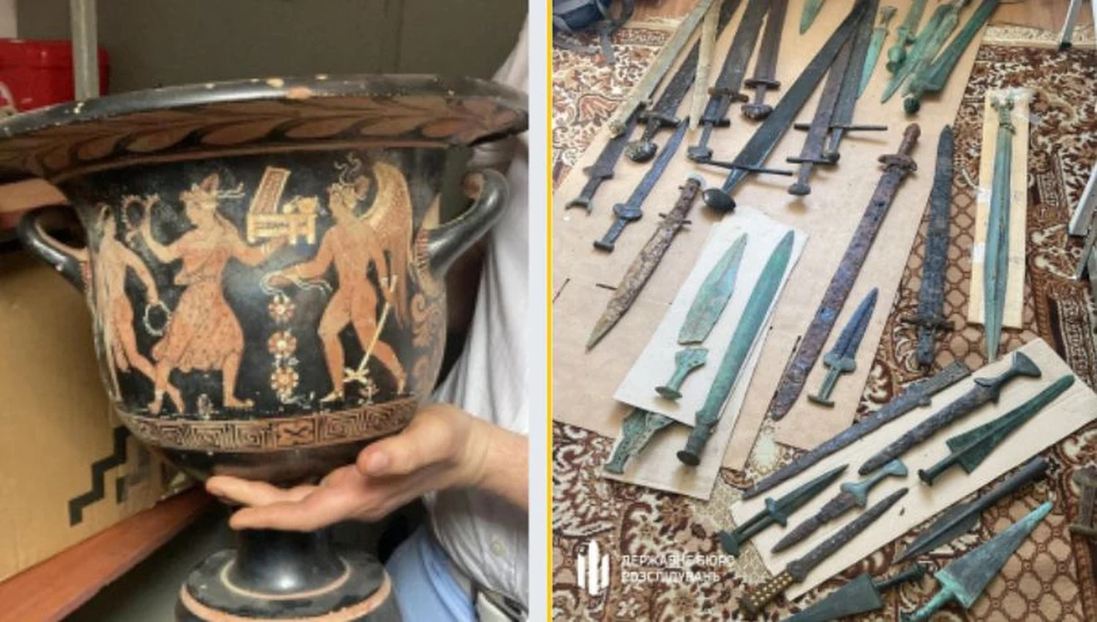 Ponad 7000 unikatowych artefaktów archeologicznych, w tym miecz Hunów, hełmy polskich husarzy i złote ikony znaleziono w domu Walerego Horbatowa, byłego ukraińskiego polityka. Skarby trafiły do Narodowego Muzeum Historii Ukrainy.