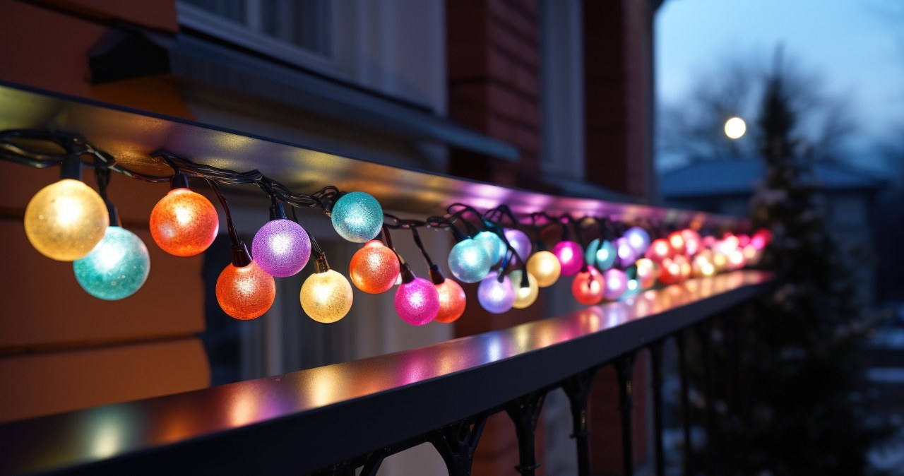 Światełka na balkonie skończą się kłopotami. Kara to mandat lub grzywna