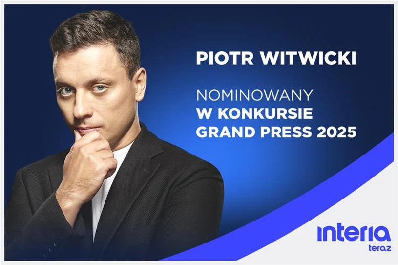 Piotr Witwicki nominowany w konkursie Grand Press 2025