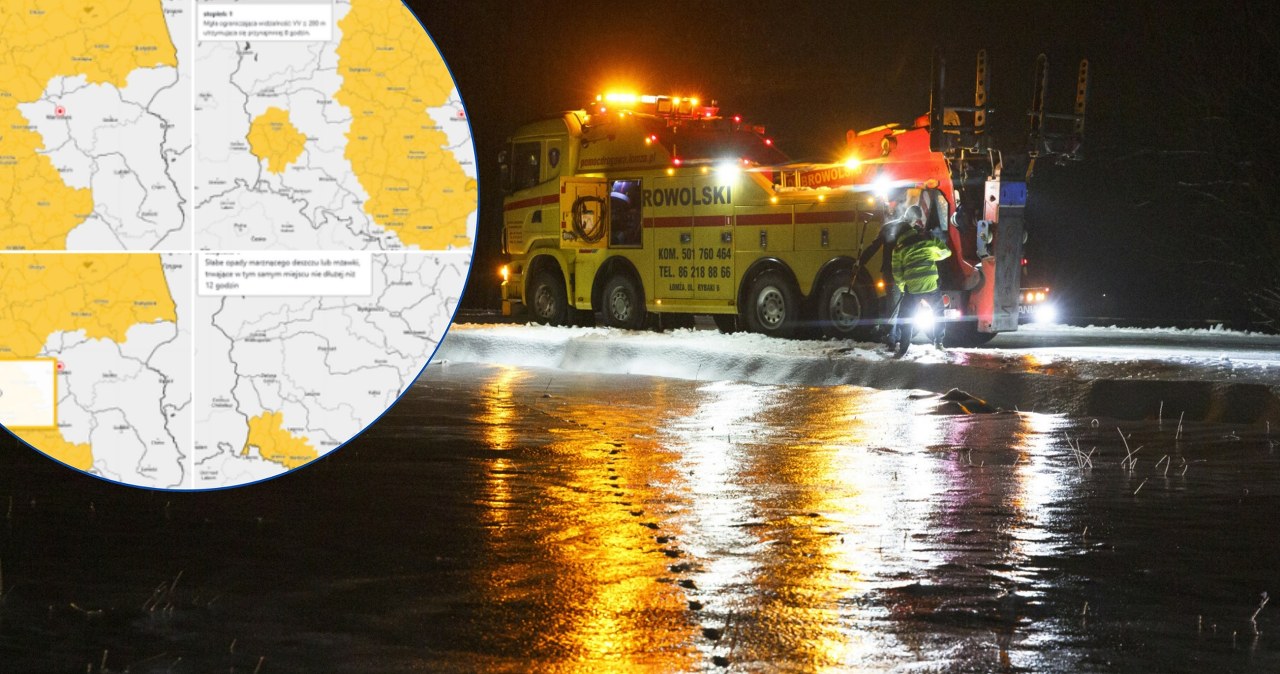 Mgły nie są już jedynym zagrożeniem. Nowy komunikat synoptyków