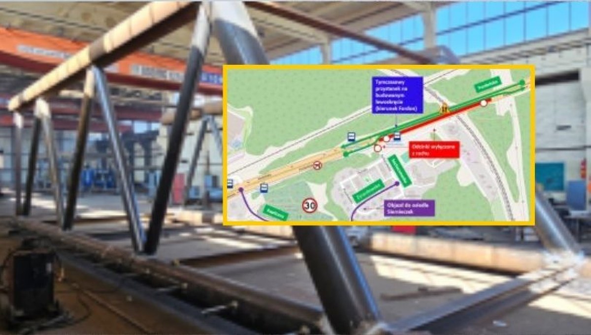 Wielka operacja w Bydgoszczy! 56-metrowy kolos wyrusza w drogę