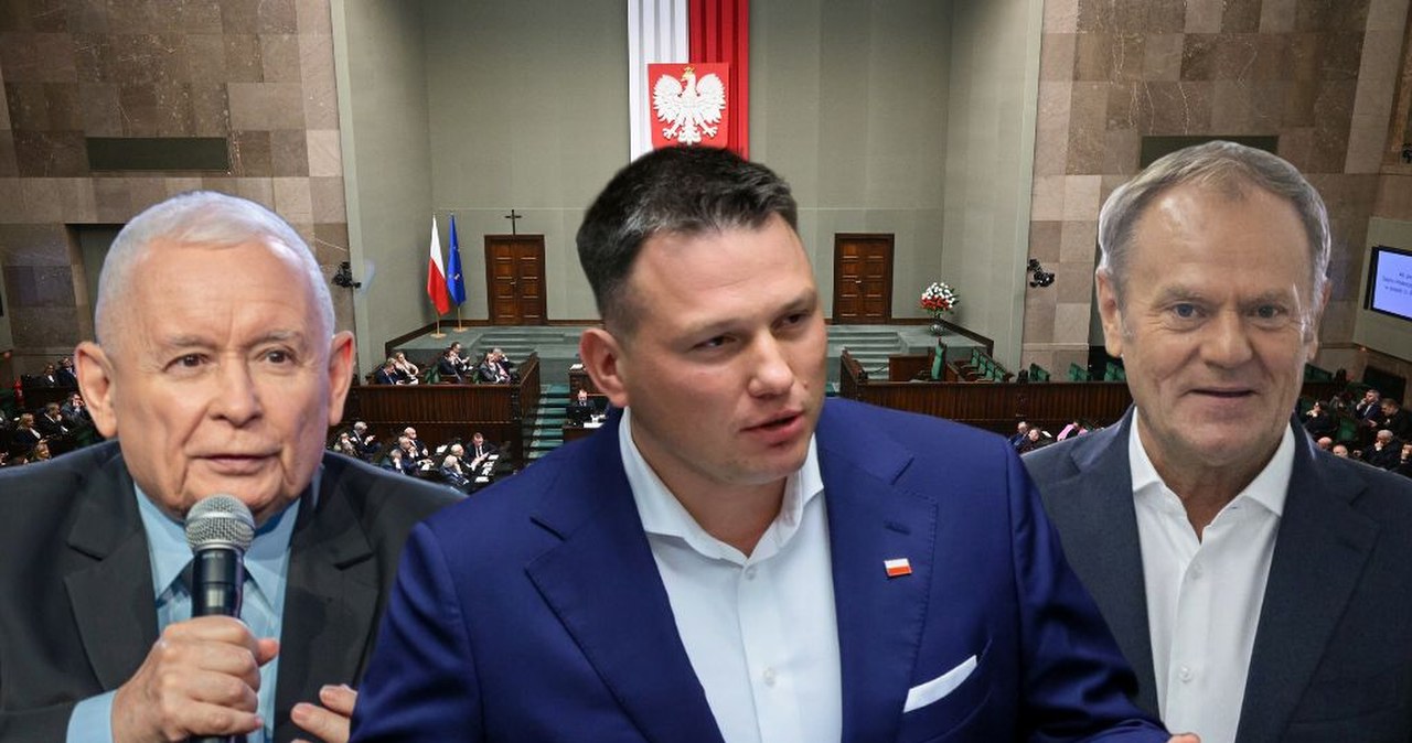 Spadki na podium, trzecia partia się umacnia. Najnowszy sondaż