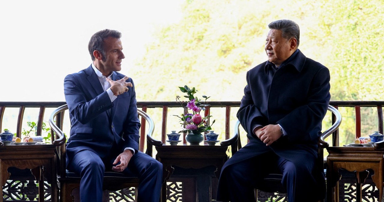 Wspólne oświadczenie Macrona i Xi. Chodzi o wojnę w Ukrainie
