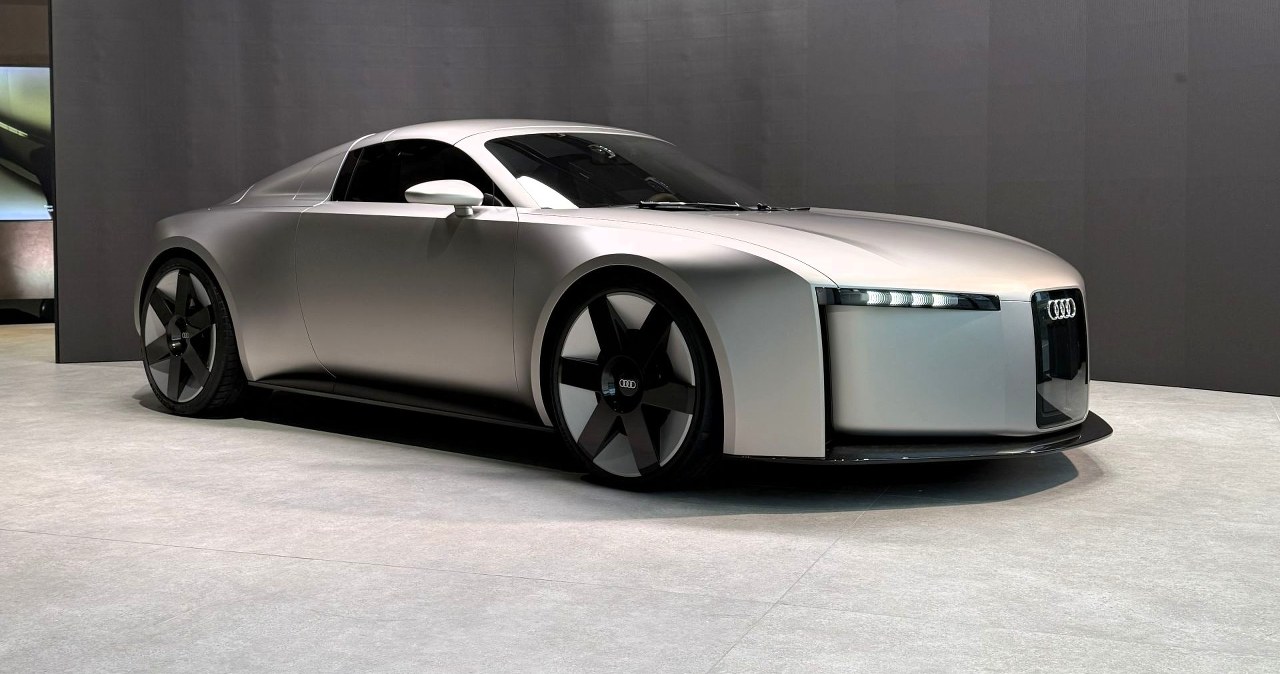 Audi Concept C czerpie z TT. Aluminium, sieci rybackie i napęd elektryczny