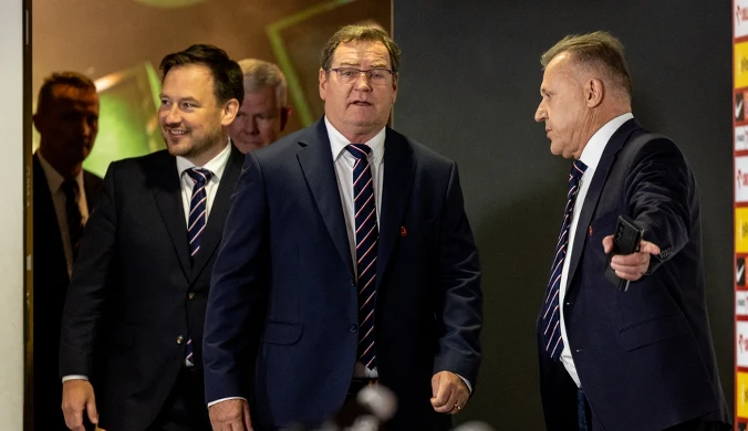 Polska delegacja obecna w Waszyngtonie. Kulesza i Urban stoją na jej czele