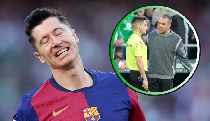 Gol "Lewego", później czerwona kartka dla Flicka. To było bolesne potknięcie