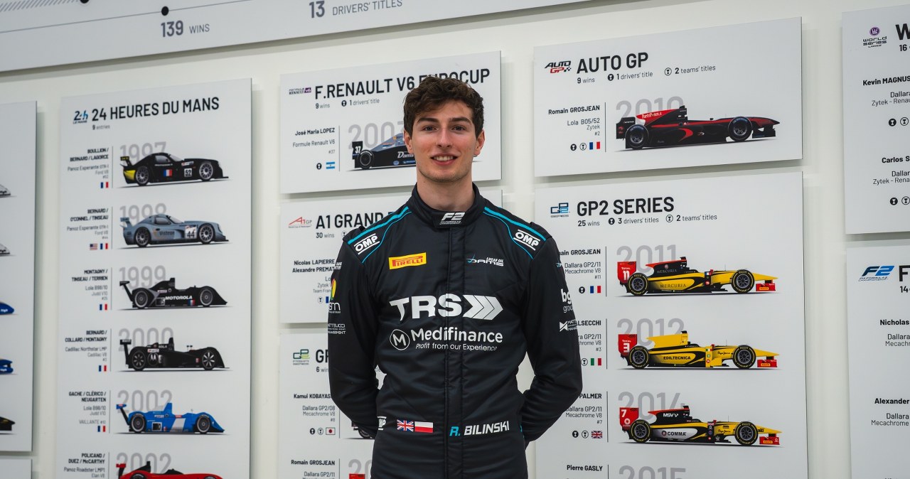 Roman Biliński o krok od F1. "Wsparcie Polaków wiele dla mnie znaczy"