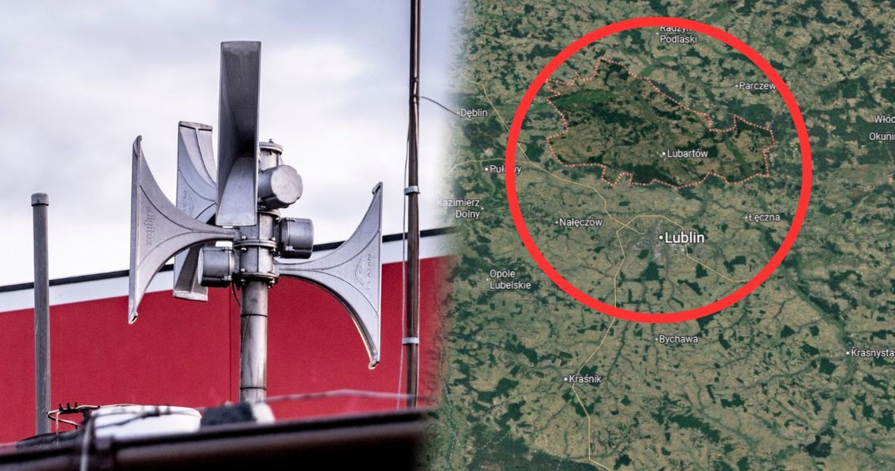 Atak na Ukrainę. Syreny alarmowe w Lubartowie, żądają wyjaśnień. „Błąd ludzki”