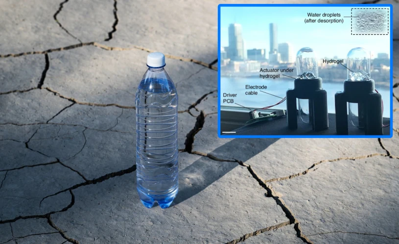 Cudowny wynalazek. Wytrząsa wodę z powietrza poprzez ultradźwięki